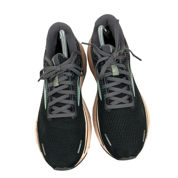 Brooks Ghost 14 Womens Running Shoes Size 11 Black & Mint - Picture 8 of 12